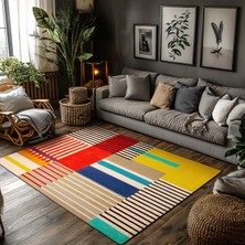 Geometrik Desen Halı M86