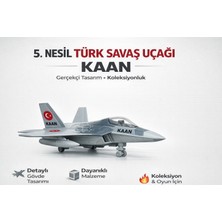RAMO'S STORE Kaan Savaş Uçak 5.ci Nesil Savaş Uçağı Sesli Işıklı Çekbırak Özellikli