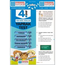 Evrensel İletişim Yayınları 4.sınıf Tüm Dersler Yapraktestler