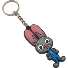 AyrStore Sporcu Tavşan Silikon Oto Anahtarlık