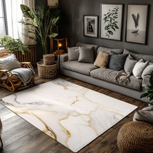 Mermer Desen Modern Halı M90