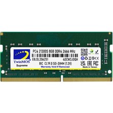 AyrStore 8 GB Ddr4 2666MHZ Twınmos Nb MDD48GB2666N