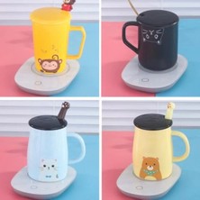 Nemere 55 Derece Sabit Sıcaklıkta Seramik Metal Cam Kupa Isıtıcı