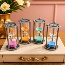 Flamex 10 Dakikalık Metal Vintage Kum Saati