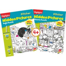 Dikkat Atölyesi Yayınları Highlights Sticker Hidden Pictures 2'li Set Kollektif Yazar ile Eğlenceli