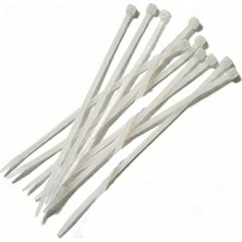 isiltikidsmoda Kablo Bağı Kelepçe Cırt 4,8X400MM 10'LU Beyaz