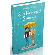Ren Kitap Sarı Puantiyeli Şemsiye (Ciltli)