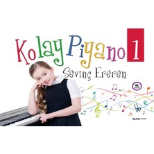 Alfa Yayınları Kolay Piyano 1 Sevinç Ereren 175 Sayfa Ciltsiz Eğitici Kitap