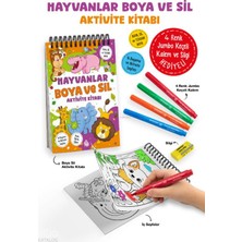 Bigkids Yayınları Hayvanlar – Boya ve Sil Aktivite Kitabı