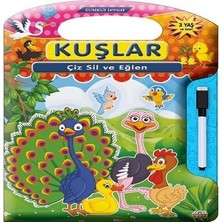 0-6 Yaş Yayınları Çiz Sil Eğlen Kuşlar