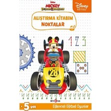 Beta Kids Disney Eğitsel Mickey ve Çılgın Yarışçılar Alıştırma Kitabım Noktalar