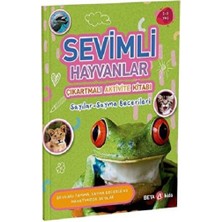 Beta Kids Sevimli Hayvanlar Çıkartmalı Aktivite Kitabı Sayılar Sayma Becerileri