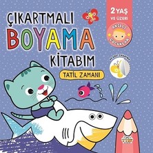 Parıltı Yayınları Çıkartmalı Boyama Kitabım - Tatil Zamanı