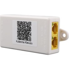 Ronanna Uranıum POE-RP12P 1 Port Poe Giriş Besleme+ 2 Port Poe Çıkış 10/100 Plastik Kasa Poe Repeater