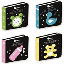 Beta Kids Akıllı Bebek - Kontrast Renkler Seti 4 Kitap Takım