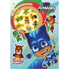 Doğan Çocuk Pjmasks Power Heroes - Star Simli Çıkartmalı Boyama Kitabı