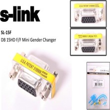 AyrStore S-Lınk SL-15F 15 Pin (F/f) VGA Metal Çevirici