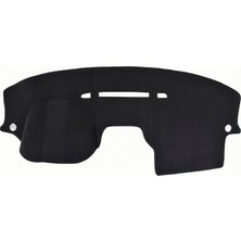 isiltikidsmoda Ford Transit 2014-2018 Uyumlu 3D Torpido Halısı Koruyucu Örtü Siyah