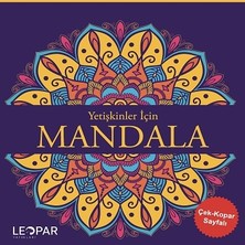 Leopar Yayınları Yetişkinler Için Mandala - Mor