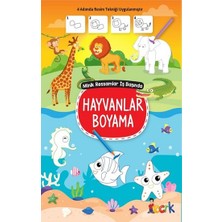 Bıcırık Yayınları Minik Ressam Iş Başında - Hayvanlar Boyama