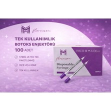 Bezos 32G x 8mm 0,5 ml Tek Kullanımlık Hassas Uçlu Botoks Enjektörü 100 Adet 1 Kutu