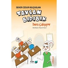 Fom Kitap Tavşan Bıdıbık Ders Çalışıyor