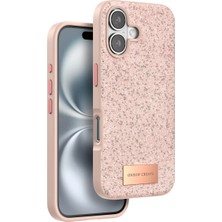 Hsc Bilişim Onegif Iphone 16 Bright Simli Kapak - Pembe