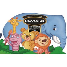 Parıltı Yayınları Örneklerle Şekilli Boyama - Hayvanlar
