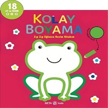 Beta Kids Kolay Boyama - Zıp Zıp Eğlence Resim Kitabım
