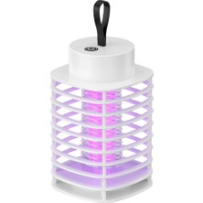 isiltikidsmoda Uv Işıklı Elektrikli Sinek Öldürücü Şarjlı Sessiz Çalışma Geniş Alan Etkili - Lisinya