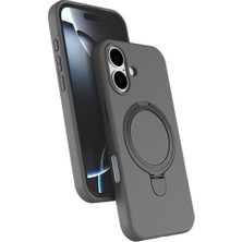 Eco Port Apple Iphone 17 Regal Magsafe Standlı Kapak - Titan Gri