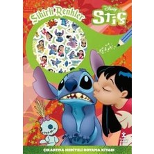 Doğan Çocuk Disney Stiç - Sihirli Renkler Çıkartma Hediyeli Boyama Kitabı