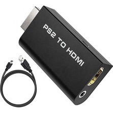 Pop Konsol PS2 Hdmi Dönüştürücü Adaptör PlayStation 2 TV ve Monitör HDMI Çevirici