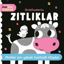 Uçan Fil Yayınları Ilk Kelimelerim Siyah Beyaz Kitaplar Zıtlıklar