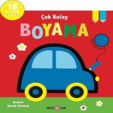 Beta Kids Çok Kolay Boyama - Arabalı Resim Kitabım
