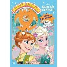 Doğan Çocuk Karlar Ülkesi 2 - Parlak Fikirler Neon Çıkartmalı Boyama Kitabı