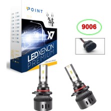 Nil Avm X7 Premium LED Xenon 9006/HB4 Mini Slim Şimşek Etkili Garantili Beyaz