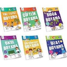 Çocuk Gelişimi Yayınları Çocuk Gelişimi Türkçe Ingilizce Boyama Seti - 6 Kitap