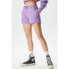 Soon To Be Announced Essentials Women's Short Kadın Pamuk Şort Mor