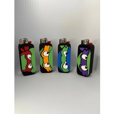 Nomika Design Ninja Kaplumbağa 4lü Set Kılıf Koleksiyonluk Hediyelik Özel Tasarım