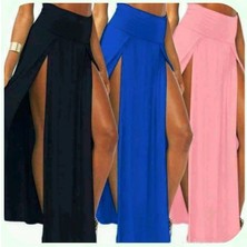 TP101055 Uzun Derin Yırtmaçlı Etek