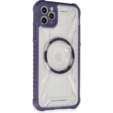Mixora 11 Pro Max Kılıf Prag Magneticsafe Kapak - Derin Mor