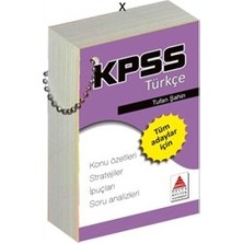 Delta Kültür Yayınevi Delta Kpss Türkçe Kartı