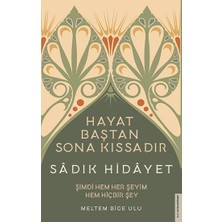 Destek Yayınları Sadık Hidayet - Hayat Baştan Sona Kıssadır