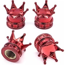 isiltikidsmoda Kral Tacı Alüminyum Sibop Kapağı Kırmızı