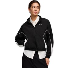 P691864 Puma Sport Relaxed Woven Ful Kadın Ceket Siyah