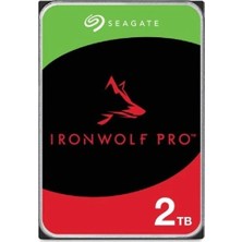 AyrStore 2 Tb Seagate 3.5 Ironwolf Pro Sata3 7200RPM 512MB ST2000NT001 (5 Yıl Resmı Dıst Garantılı)