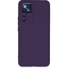 Akay Avm Mi 12T Pro Kılıf Nano Içi Kadife - Mor