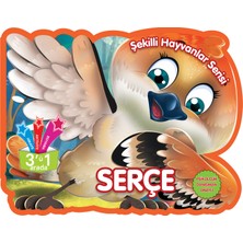 Parıltı Yayınları Şekilli Hayvanlar Serisi - Serçe