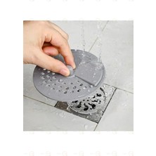 MAİN SHOP Banyo & Mutfak Giderleri Için Duş Lavabo Süzgeci Kokuya Karşı Koruyucu & Dayanıklı Gri M-137